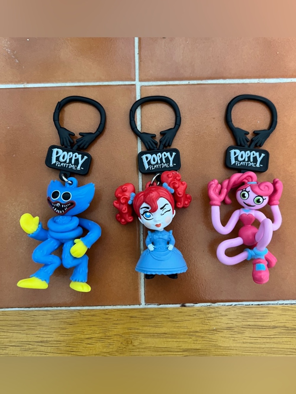 Poppy Playtime Huggy Wuggy, Poppy Mommy  Long Legs Clip On Keychain New